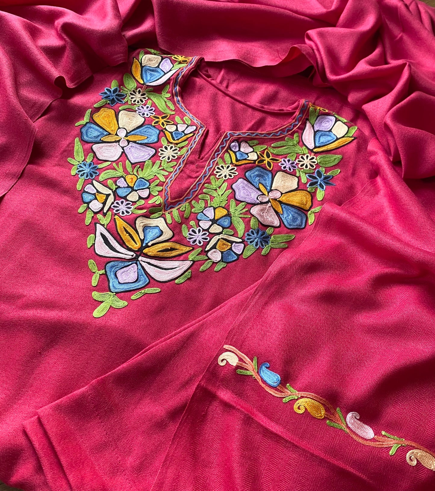 Magenta Pink Kurta Set