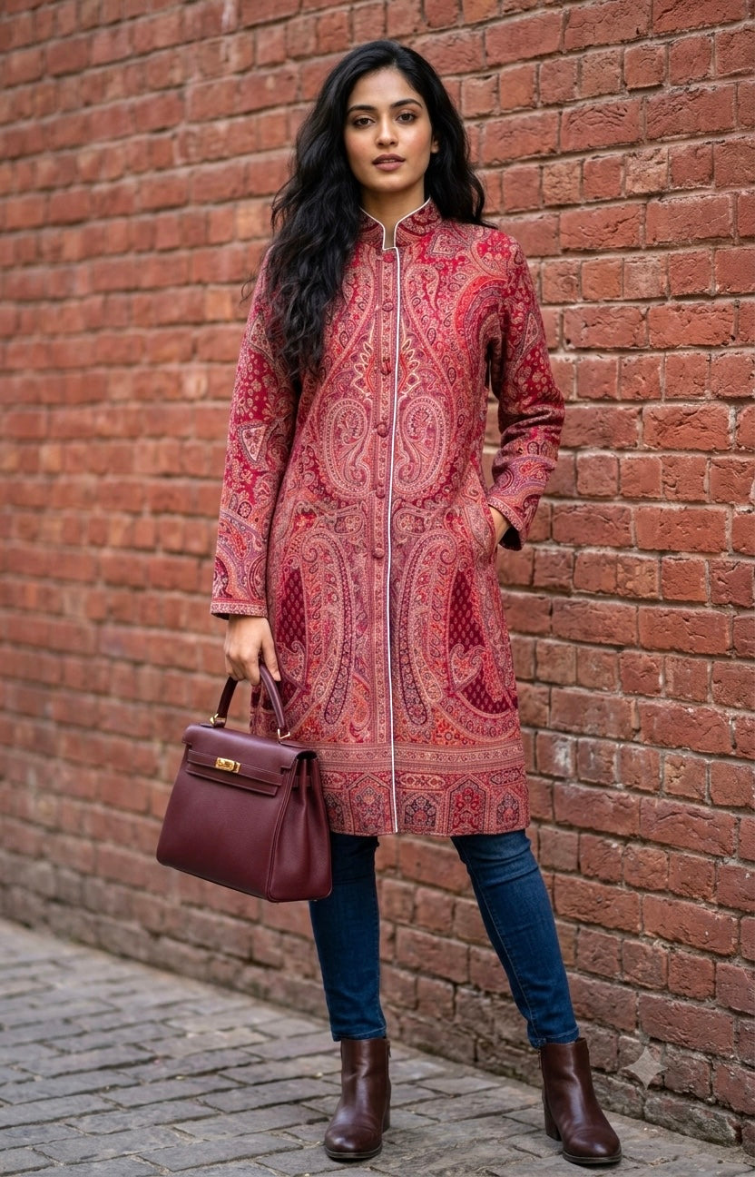 Empress Red Kani Coat