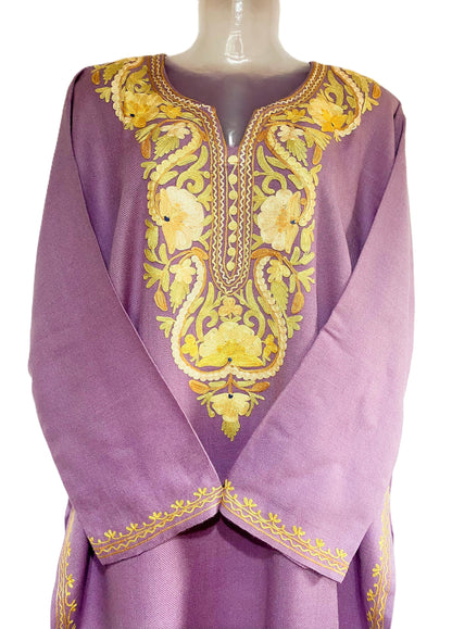 Mauve Essence Winter Woollen Kurta