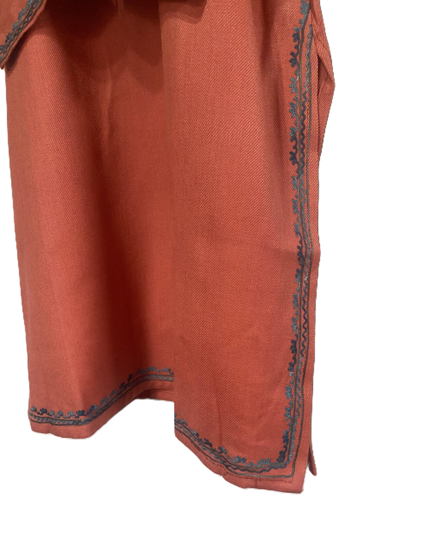 Peach Bloom Winter Woollen Kurta