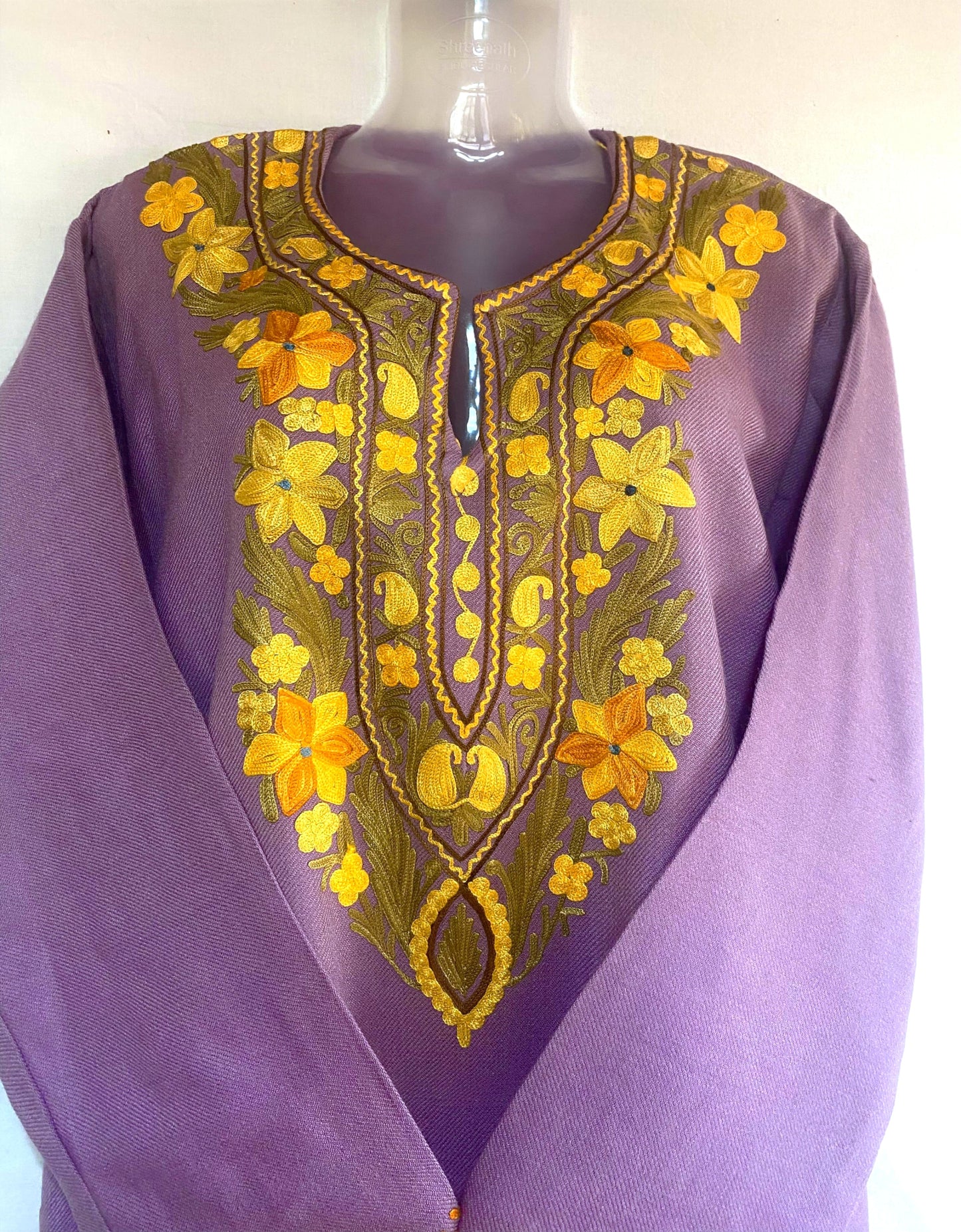 Mauve Winter Woolen Kurta