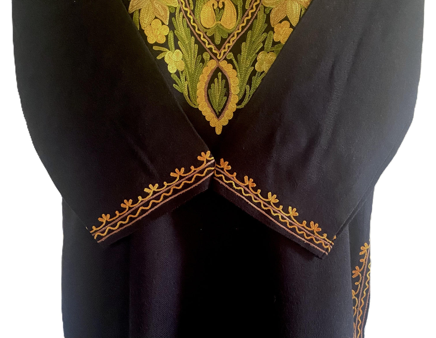 Timeless Black Winter Woollen Kurta