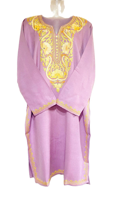 Mauve Essence Winter Woollen Kurta