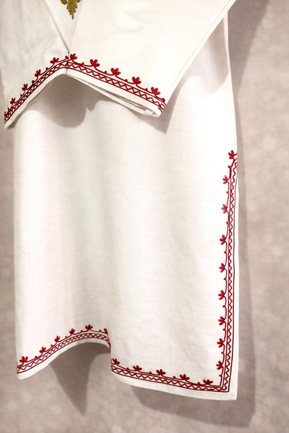 Off-White Winter Kurta