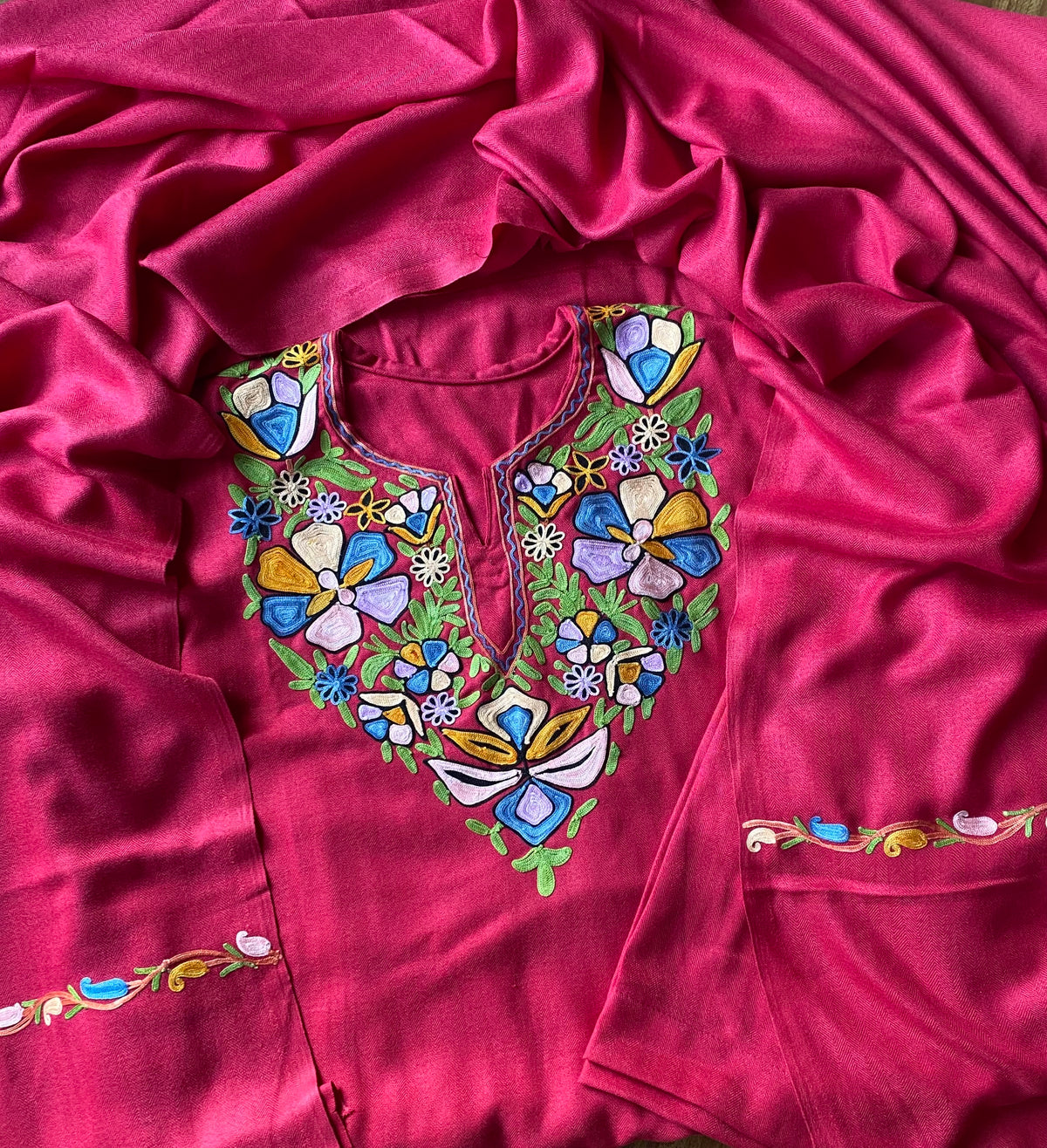 Magenta Pink Kurta Set