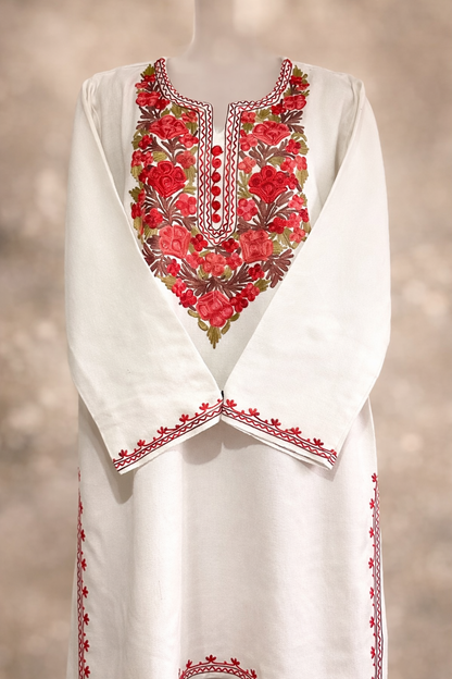 Off-White Winter Kurta