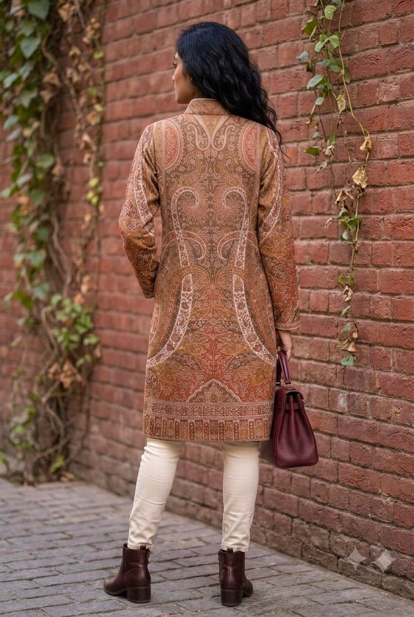 Beige Aura Kani Coat