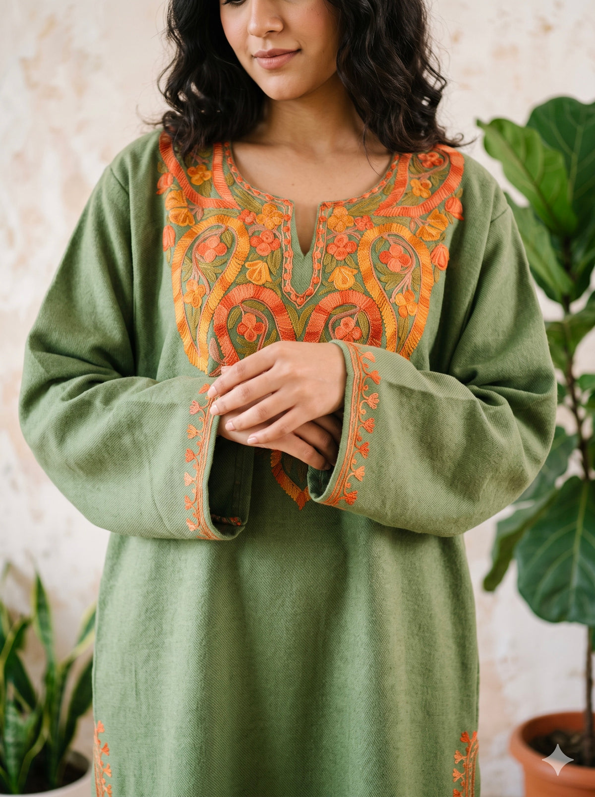 Pista Pastel Kurta