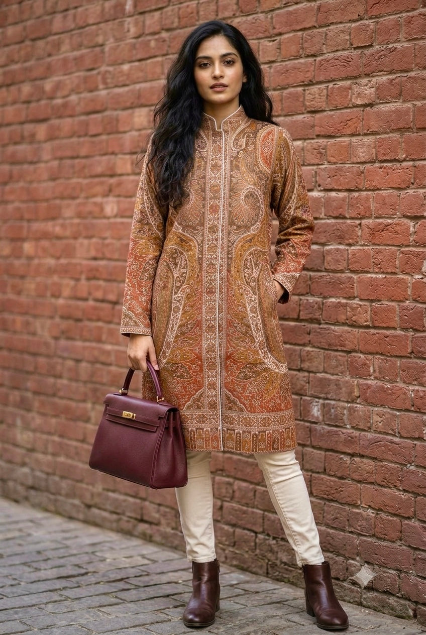 Beige Aura Kani Coat