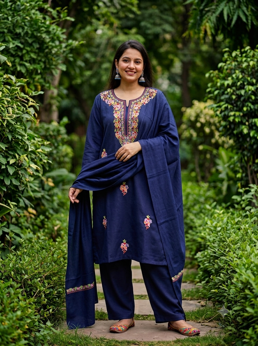 Royal Blue Kurta Set