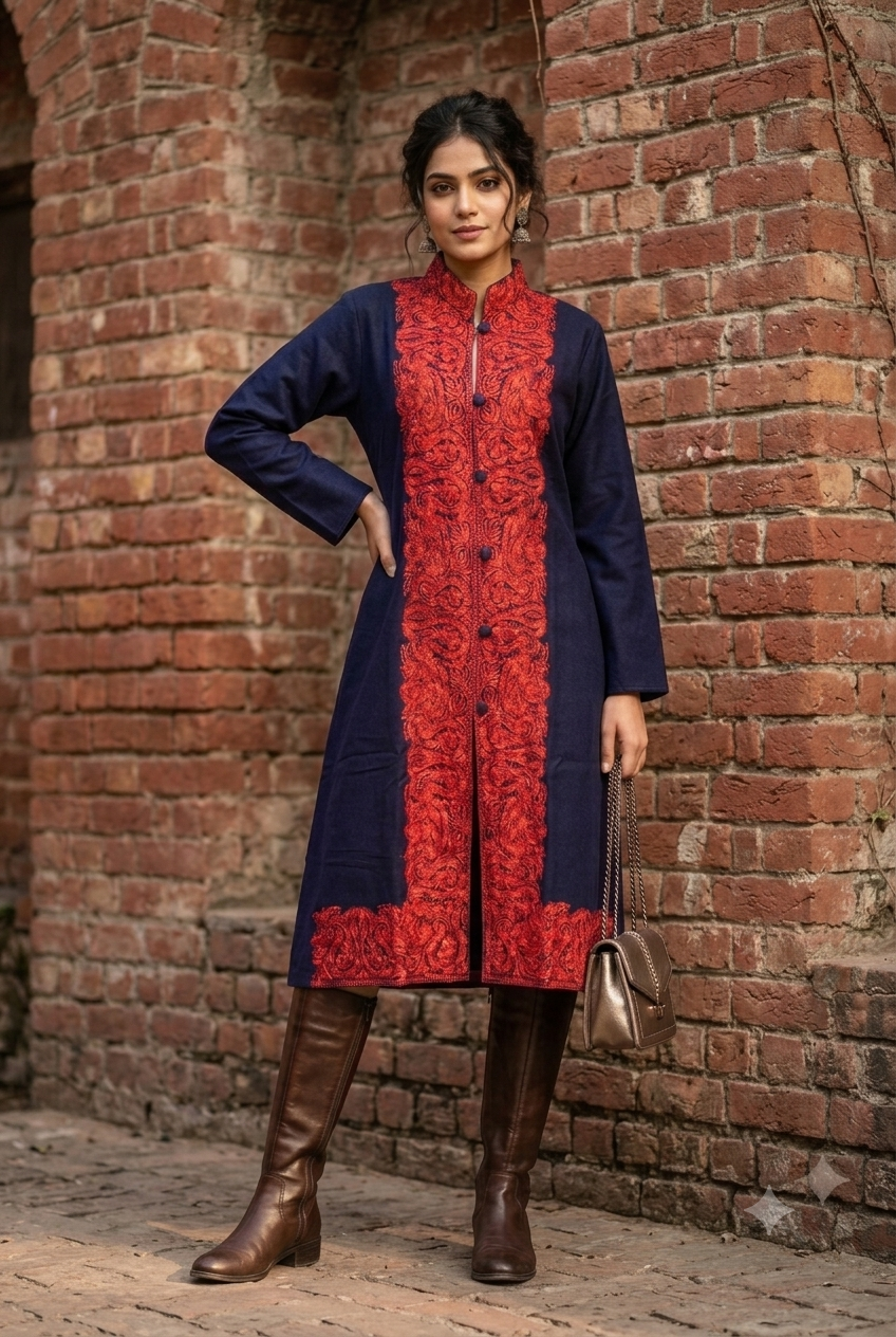 Deep Navy Luxe Coat