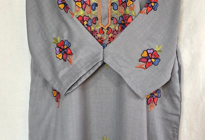 Grey Kurta Set