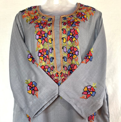 Grey Kurta Set