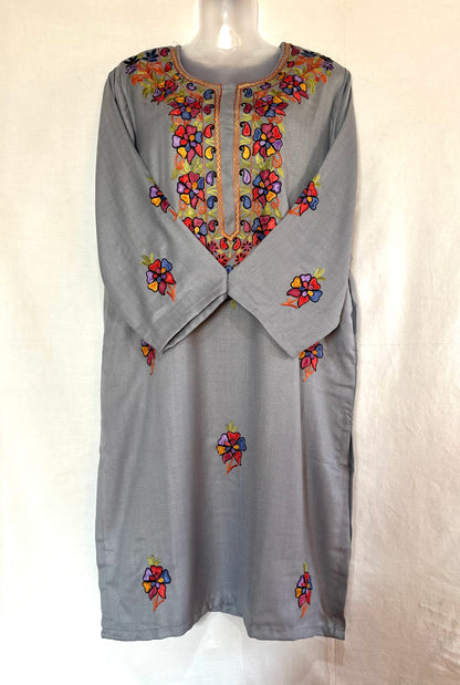 Grey Kurta Set