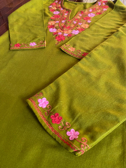 Mehandi Green Color Co-ord Set