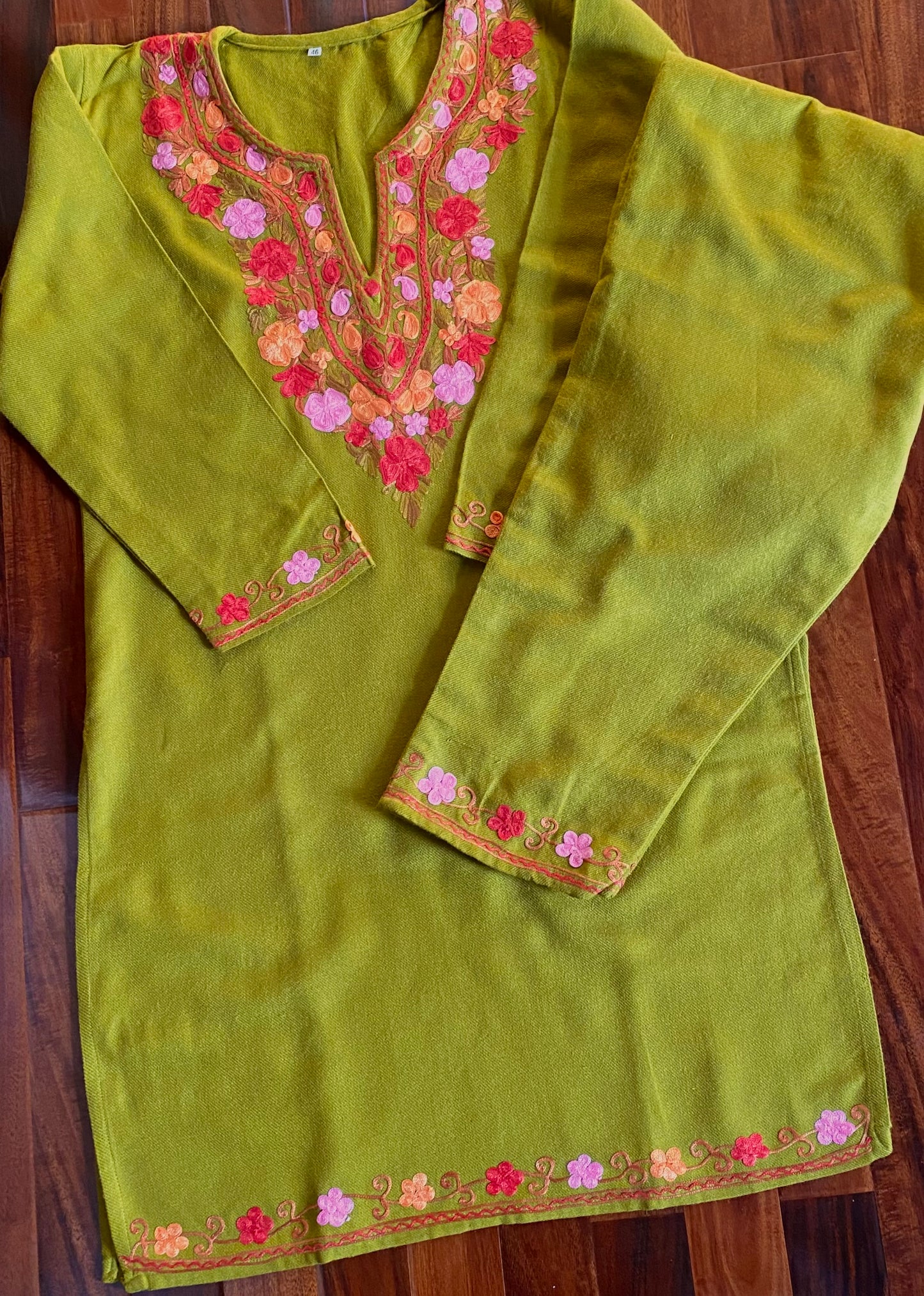 Mehandi Green Color Co-ord Set