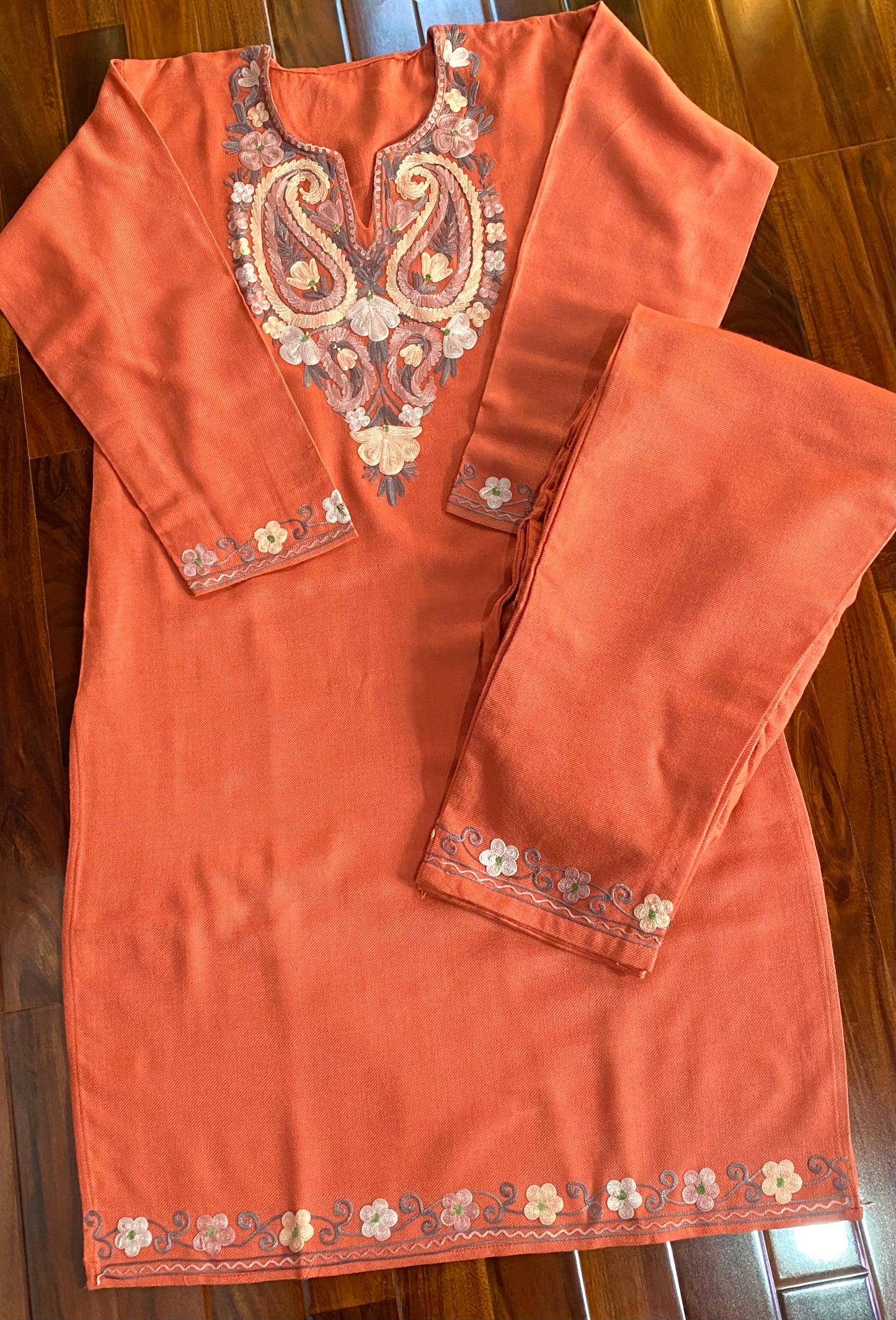 Peach Color Co-ord Set