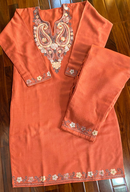 Peach Color Co-ord Set