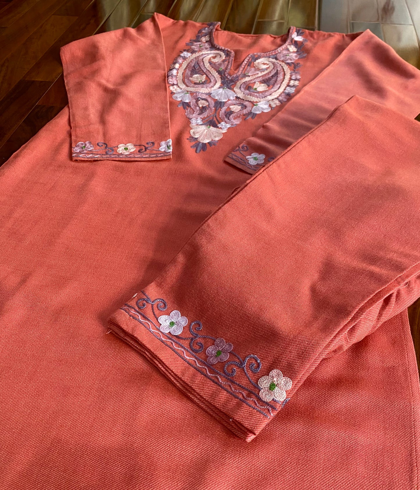 Peach Color Co-ord Set