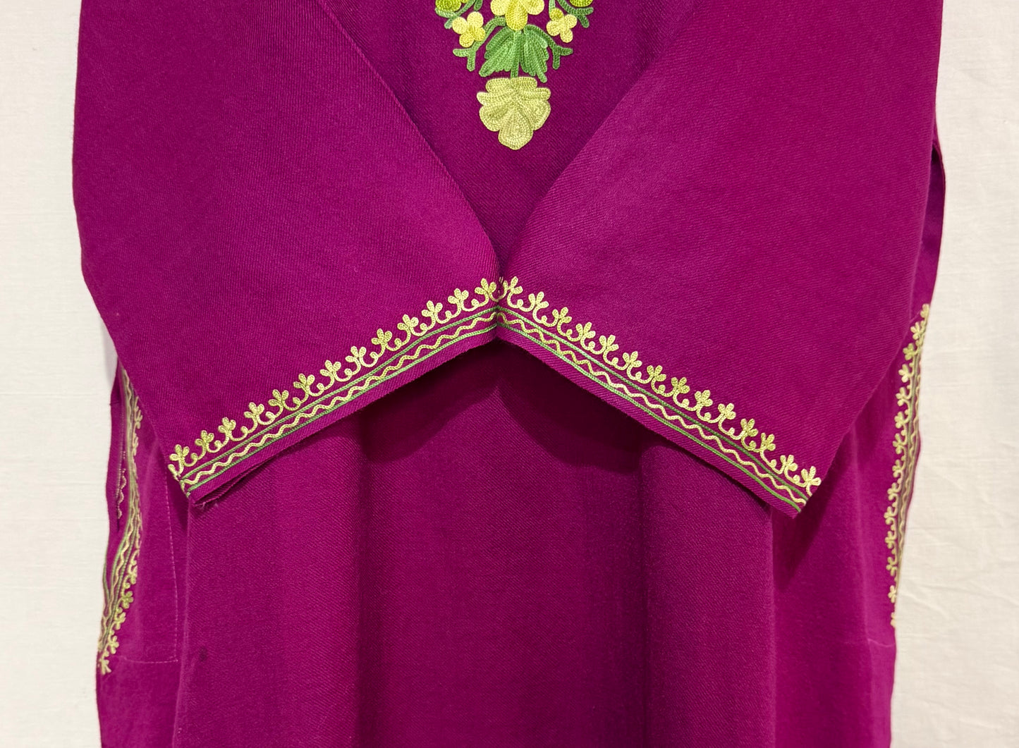 Magenta Pink Raffal Pheran