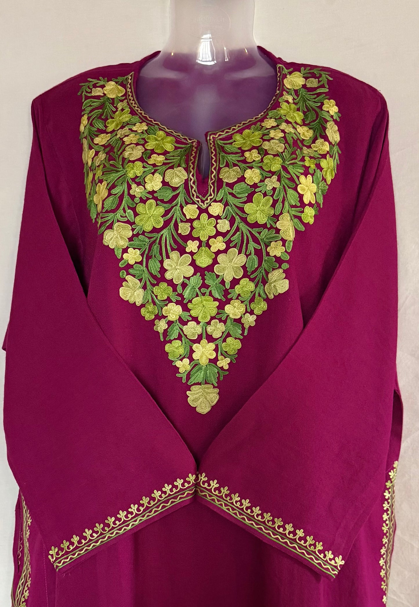 Magenta Pink Raffal Pheran