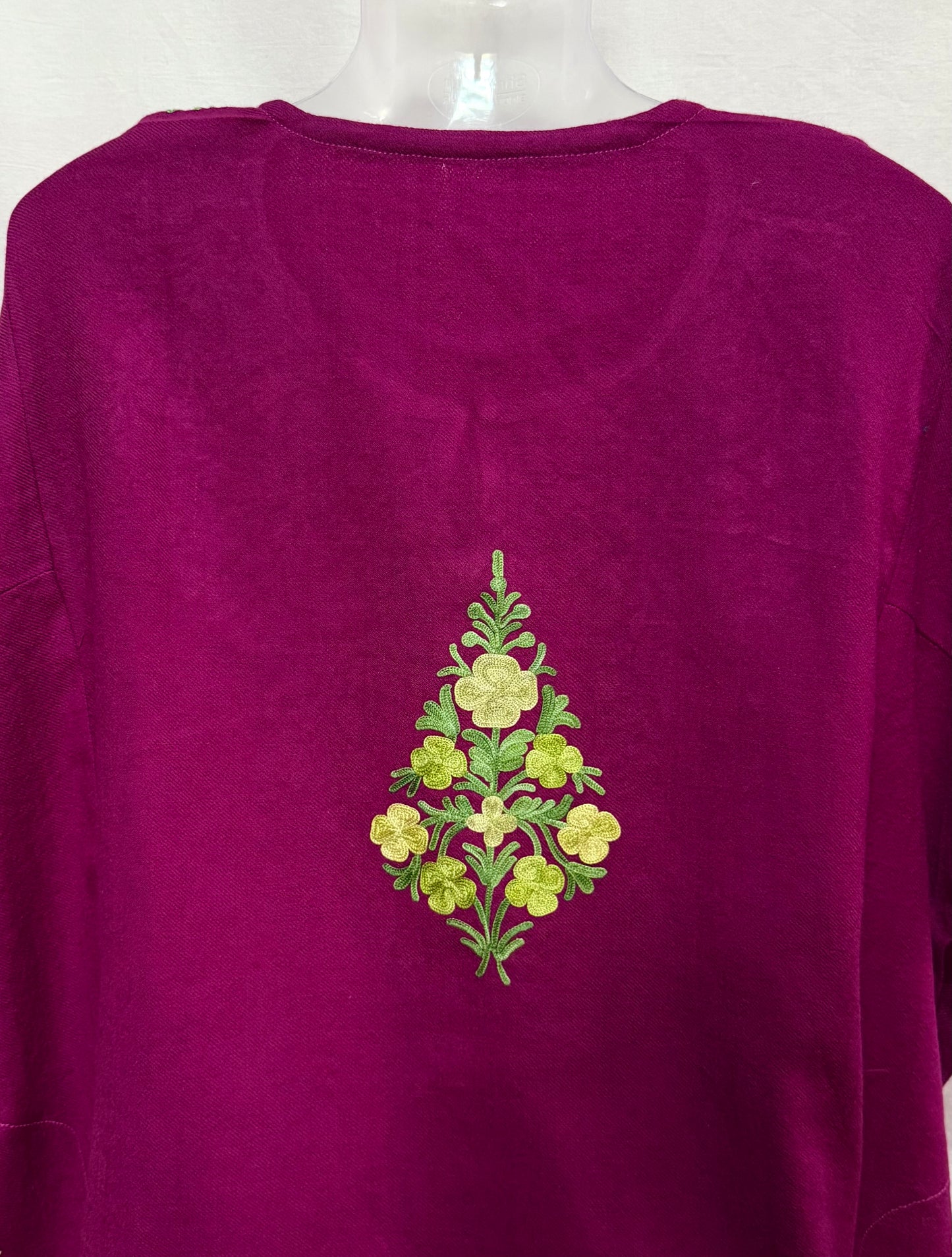 Magenta Pink Raffal Pheran