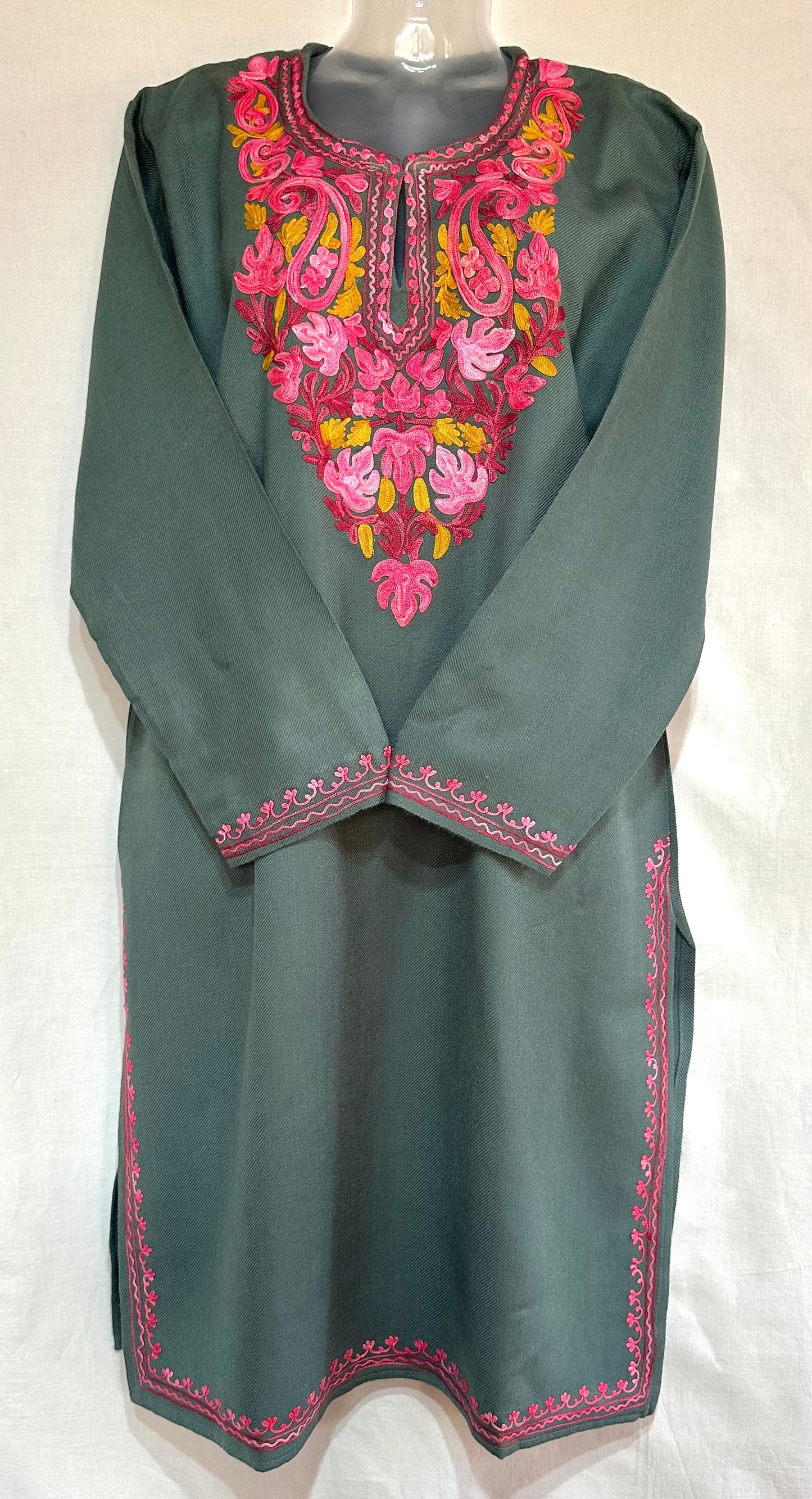 Grey Rose Kurta