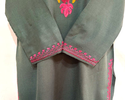 Grey Rose Kurta
