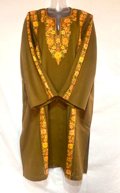 Camel Color Raffal Pheran