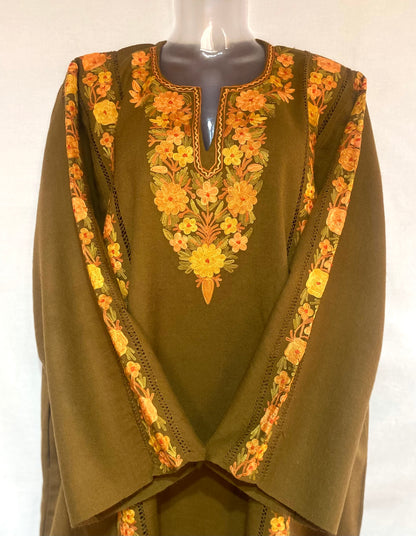 Camel Color Raffal Pheran