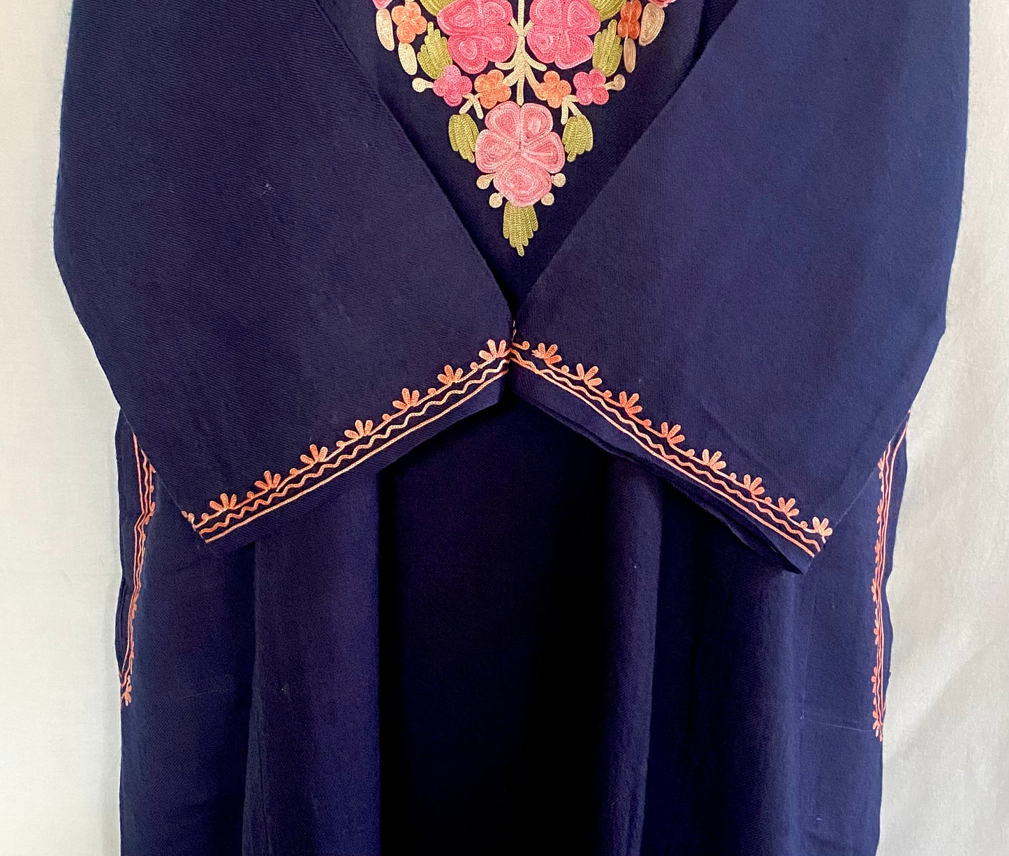 Royal Blue Pure Raffal Pheran