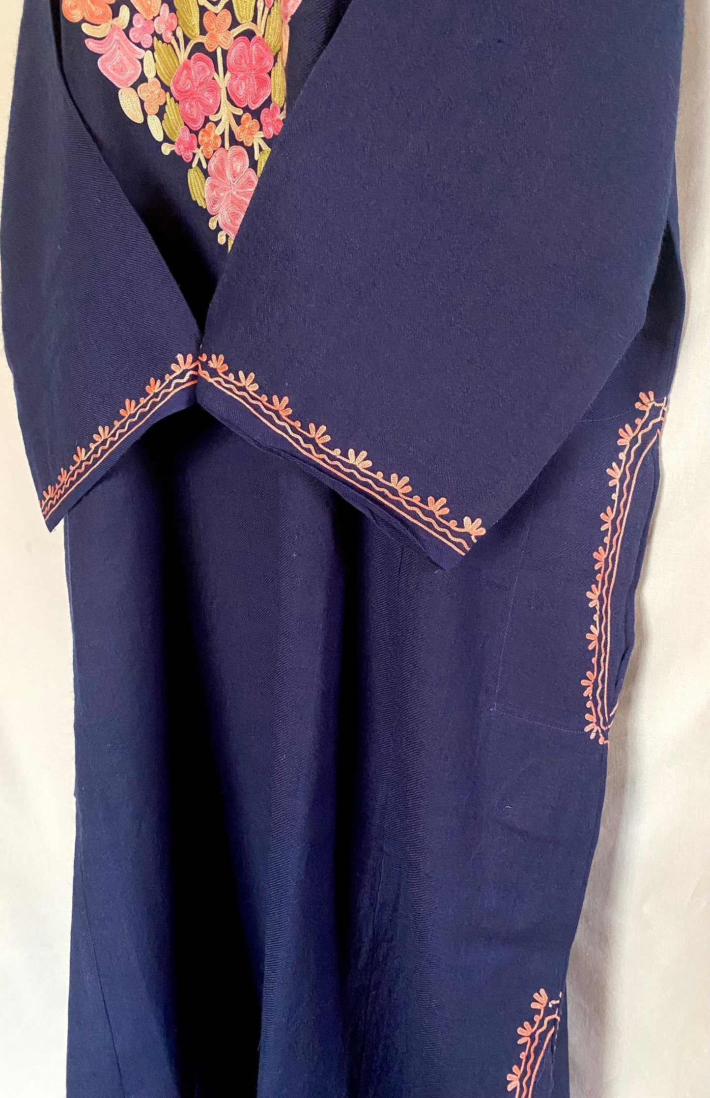 Royal Blue Pure Raffal Pheran