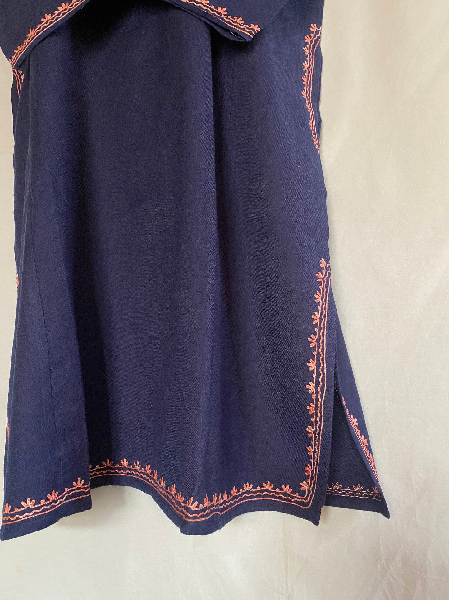 Royal Blue Pure Raffal Pheran
