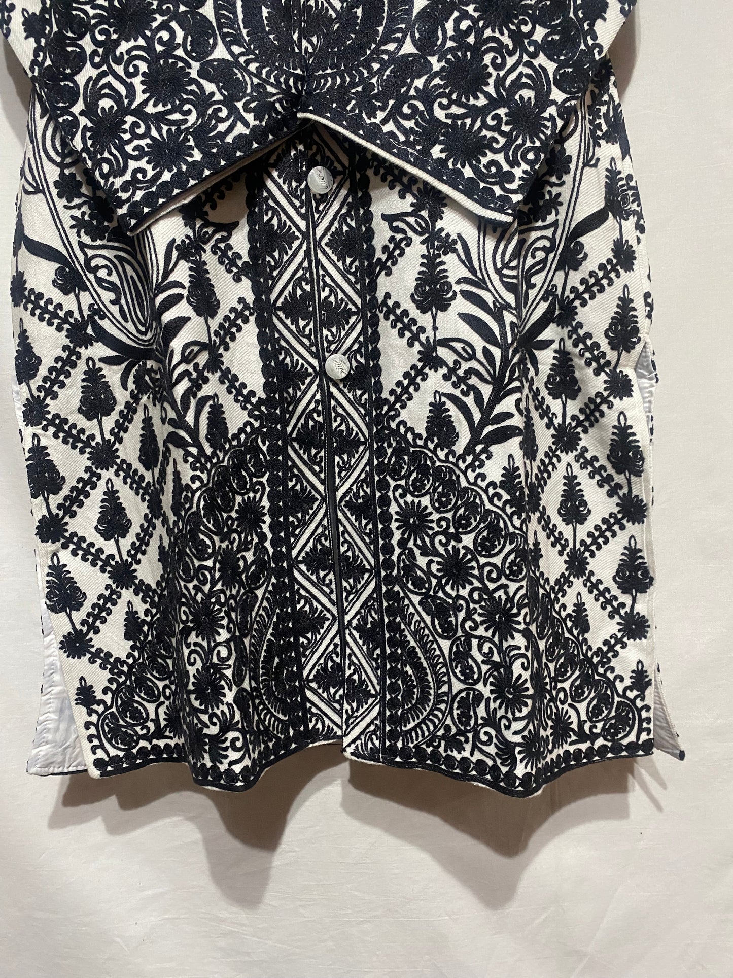 White Royale Embroidered Coat