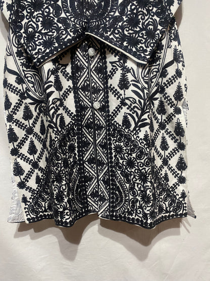 White Royale Embroidered Coat