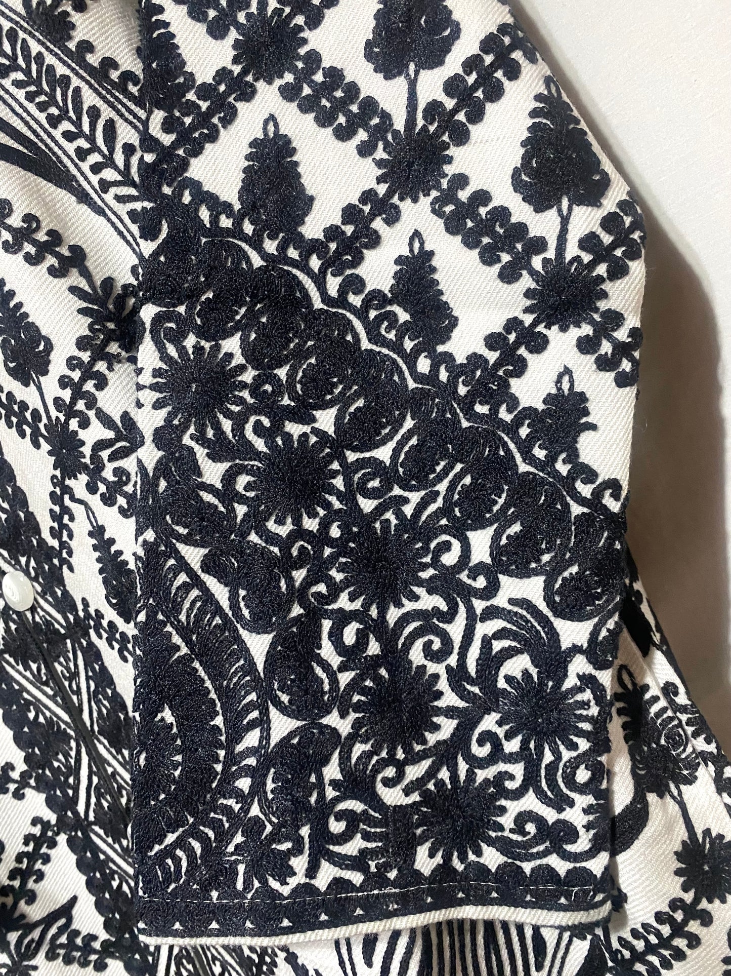 White Royale Embroidered Coat