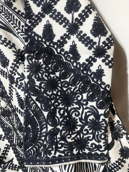 White Royale Embroidered Coat