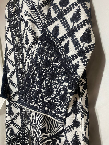 White Royale Embroidered Coat