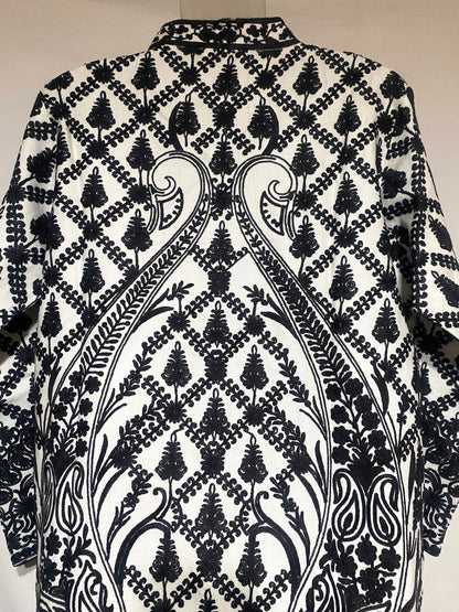 White Royale Embroidered Coat